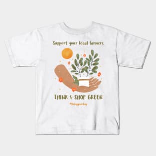 Support Local Farmers Kids T-Shirt